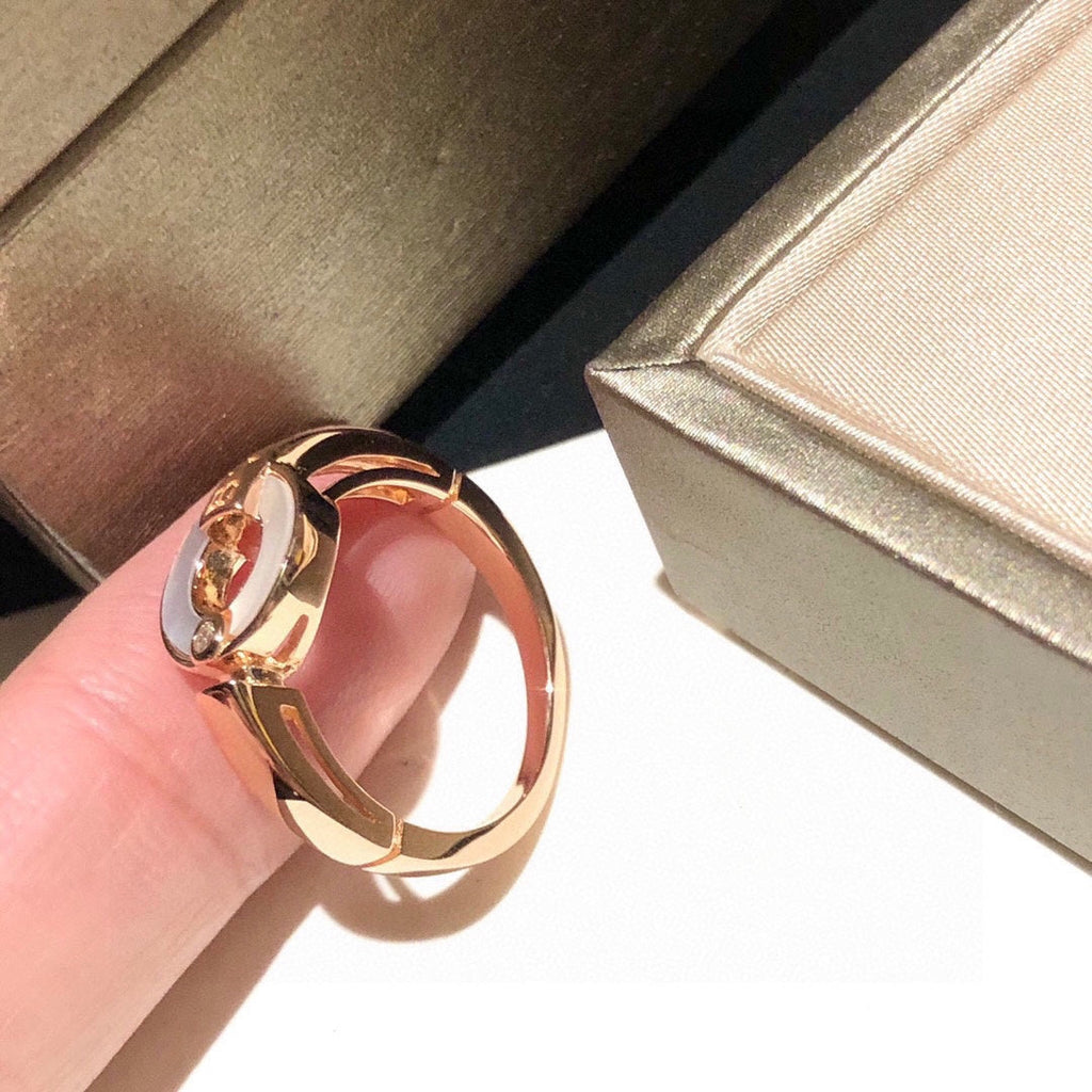 Bvlgari Pearl Ring - 18K Rose Gold