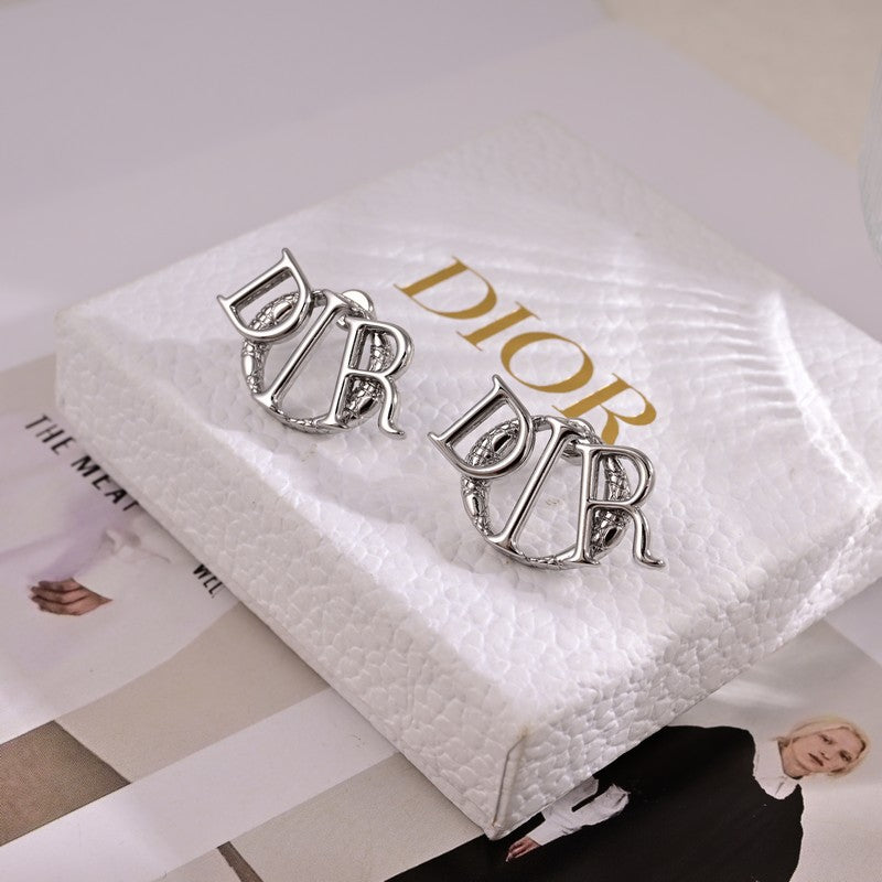Dior Earrings - 18K White Gold