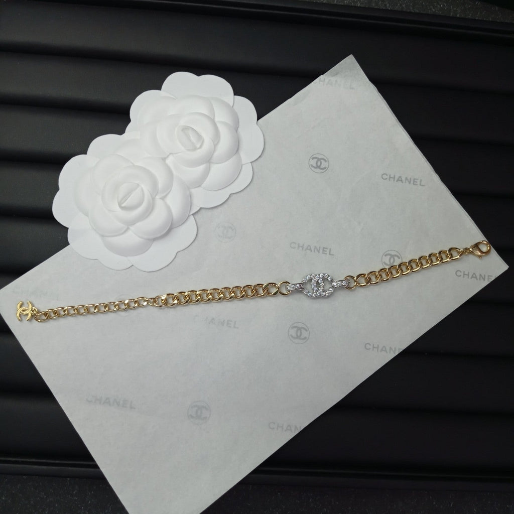 Chanel Diamond Chain Bracelet