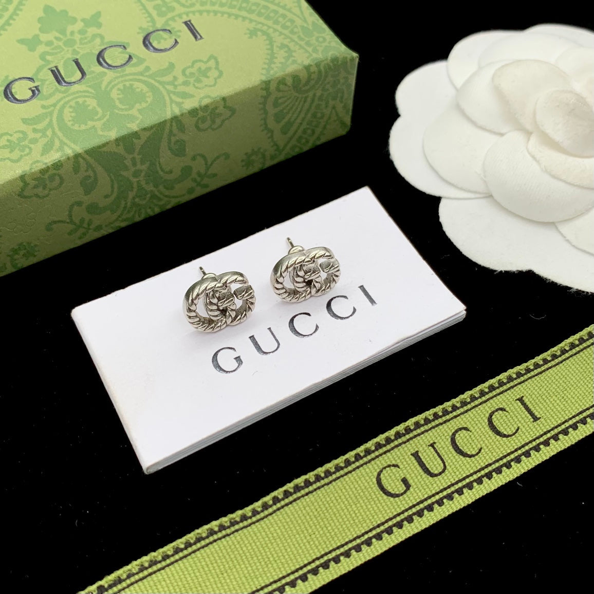 Gucci Double G Earrings - 18K Gold