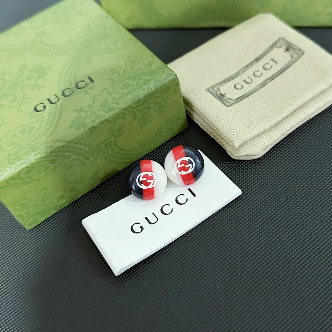 Gucci Double G Color Earrings - 18K Yellow Gold