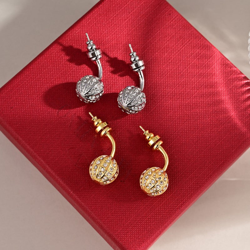 Valentino Diamond Earrings - 18K Gold