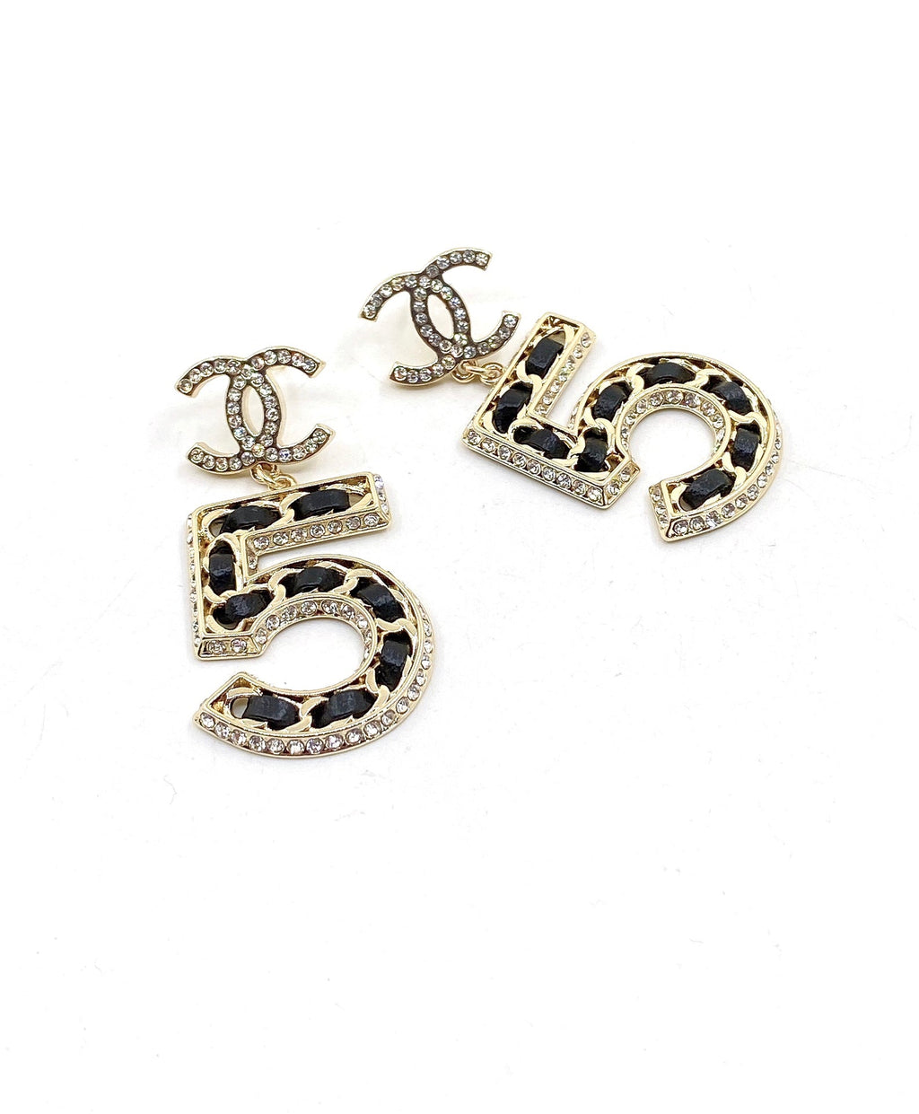 Chanel No. 5 Perfume Earrings - 18K Yellow Gold