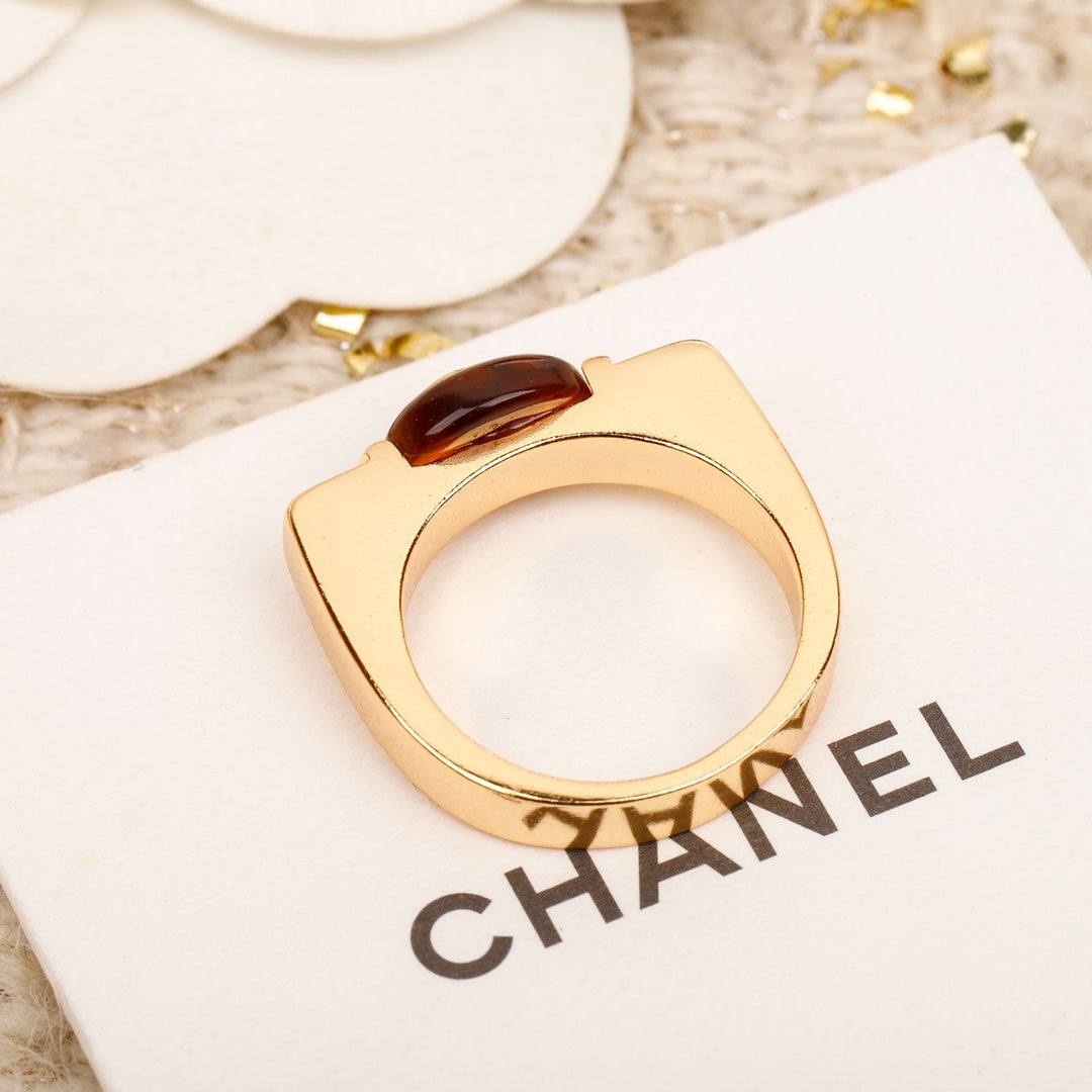 Chanel Red Ring - 18K Gold