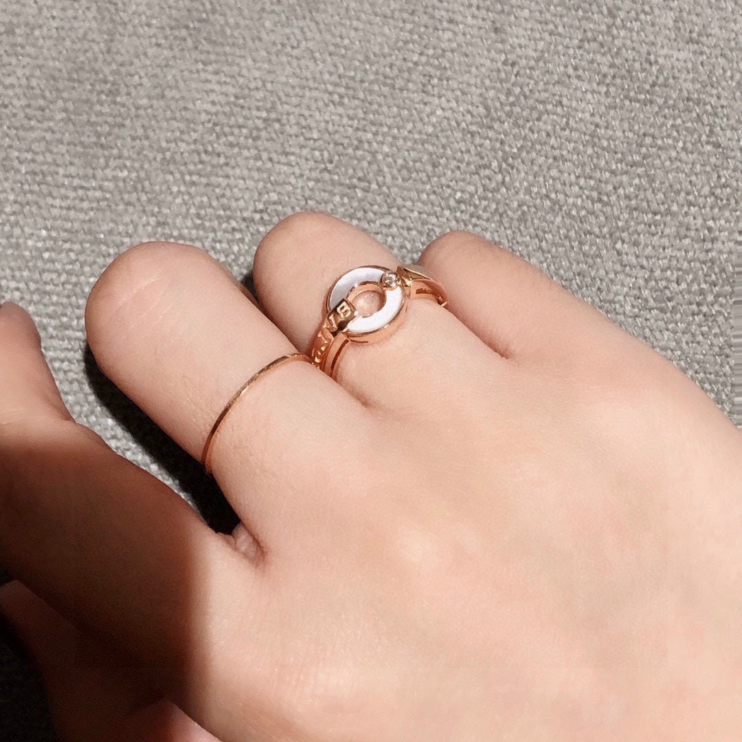 Bvlgari Pearl Ring - 18K Rose Gold