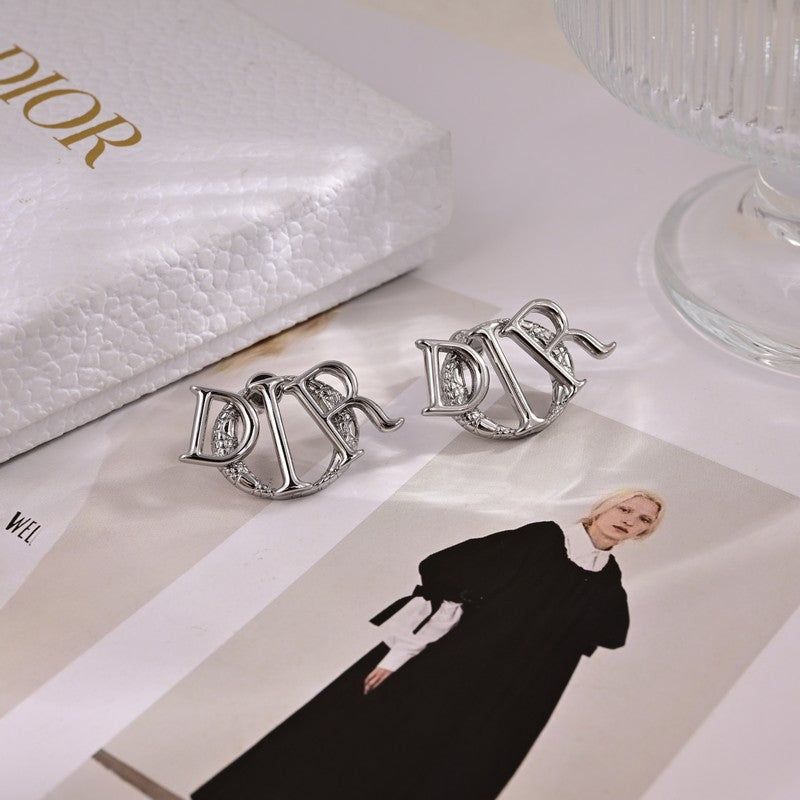 Dior Earrings - 18K White Gold