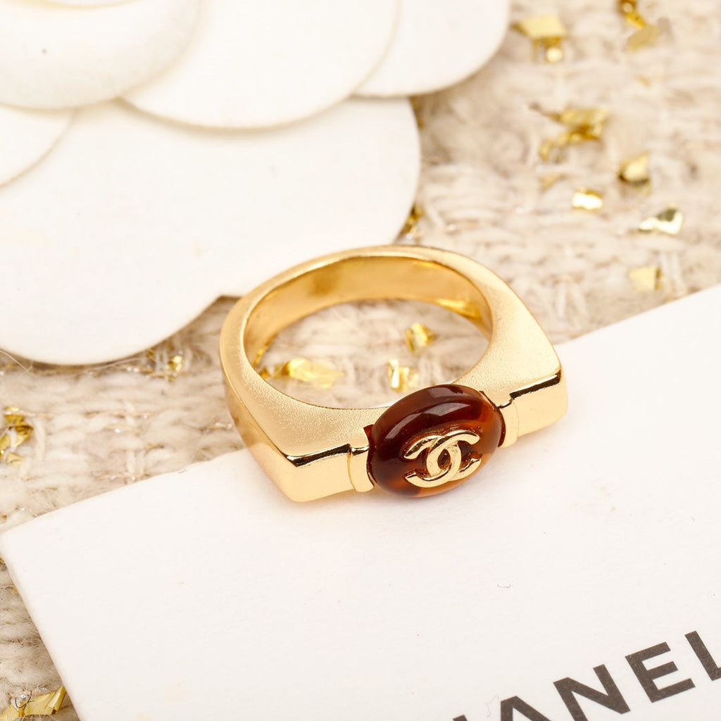 Chanel Red Ring - 18K Gold