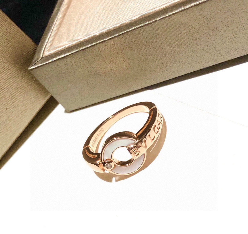 Bvlgari Pearl Ring - 18K Rose Gold