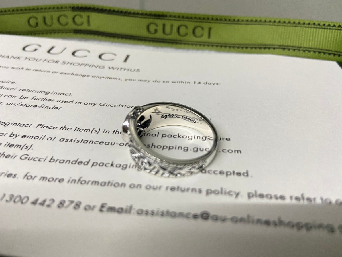 Gucci Double G Interlocking G Ring