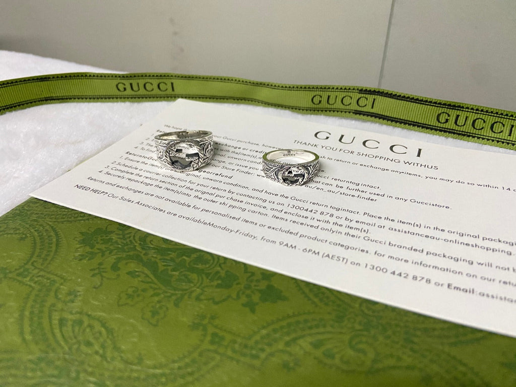 Gucci Double G Interlocking G Ring