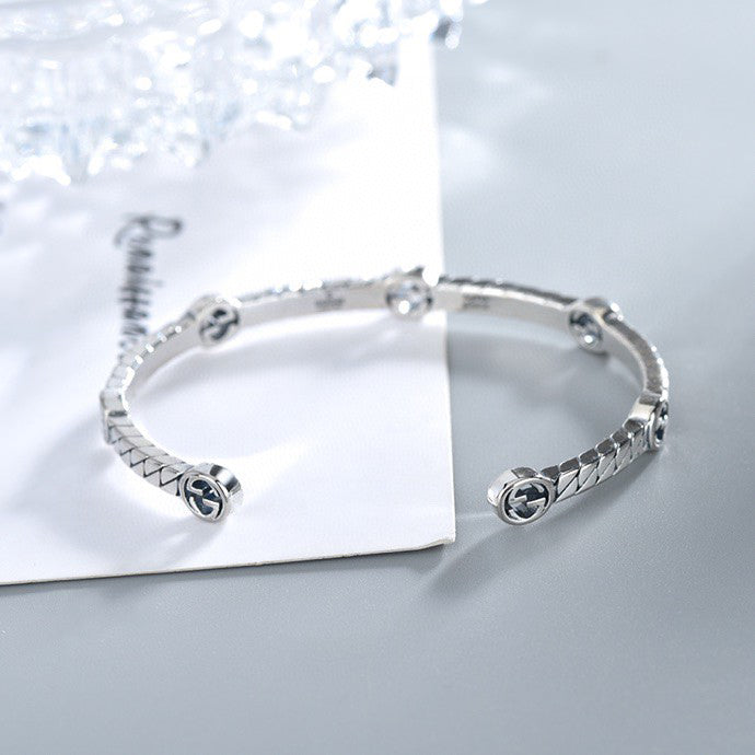 Gucci Double G Thin Interlocking G Bracelet
