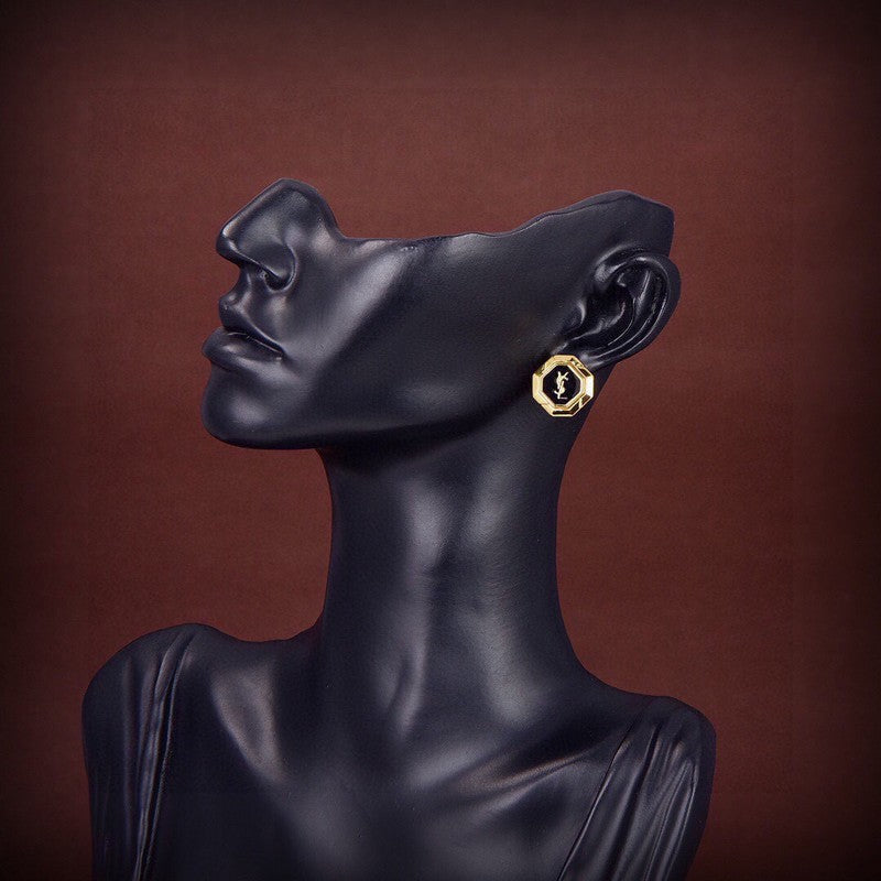YSL Earrings - 18K Yellow Gold