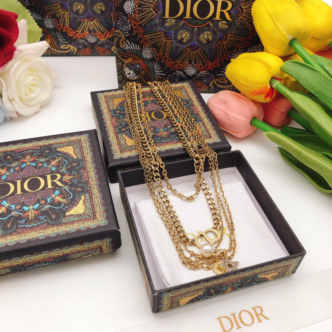 Dior Multi Layer Necklace
