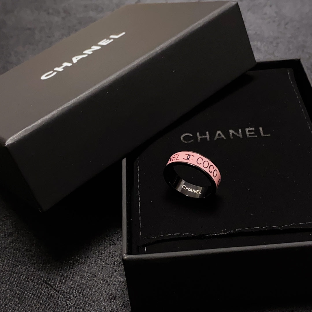 Chanel Coco Pink Ring - 18K White Gold