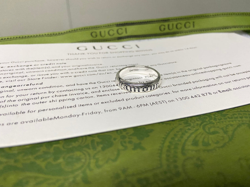 Gucci Double G Maison de l'Amour Ring