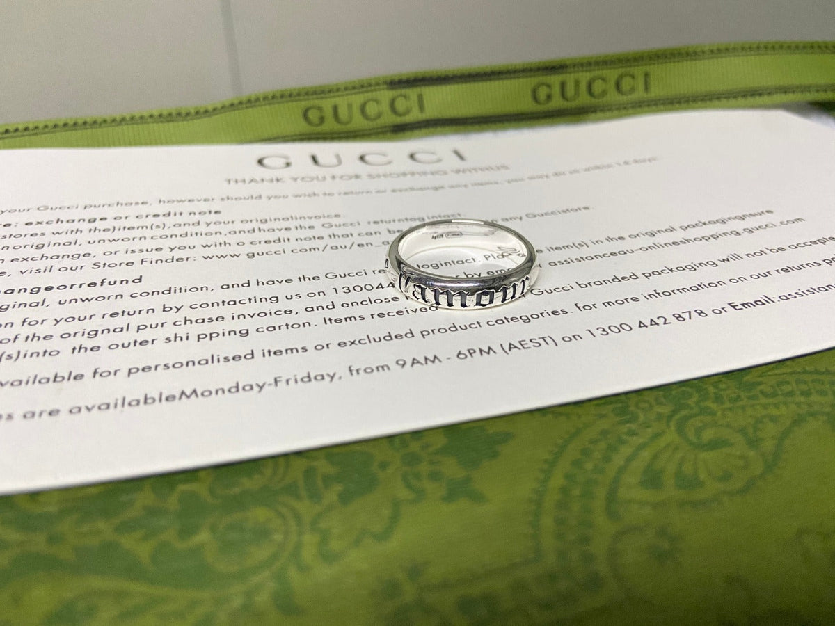 Gucci Double G Maison de l'Amour Ring