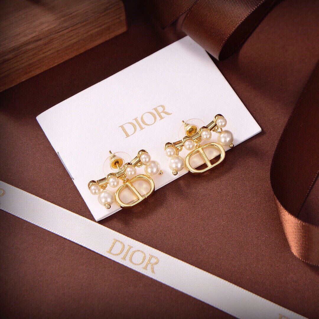 Dior Tribales Pearl Earrings