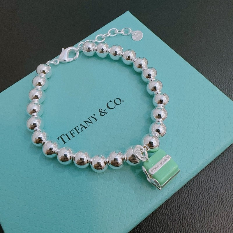 Return to Tiffany Blue Gift Box Bracelet - 18K White Gold