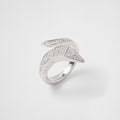 Eternal Snake Ring - 18K White Gold