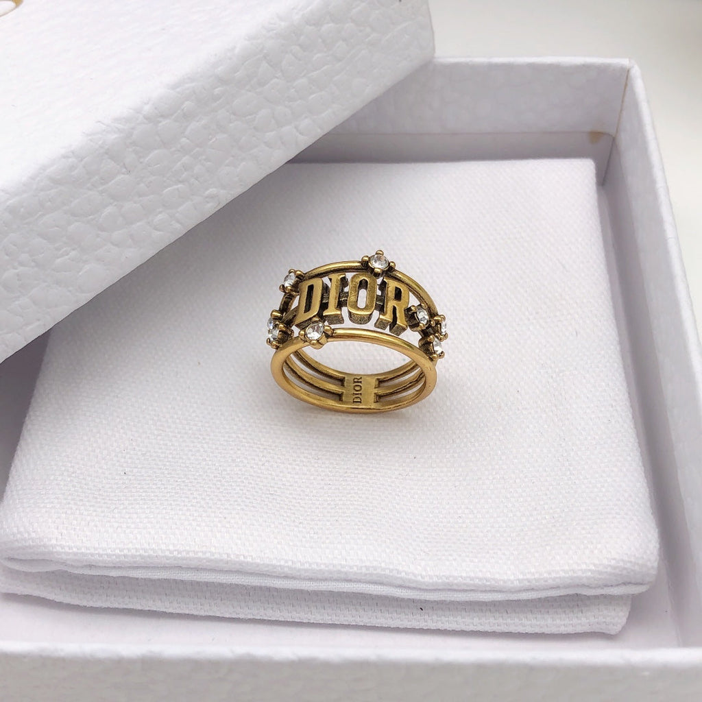 Dior Vintage Ring - 18K Yellow Gold