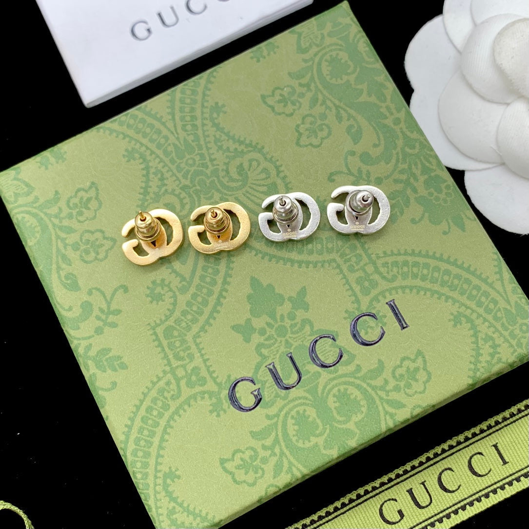 Gucci Double G Earrings - 18K Gold