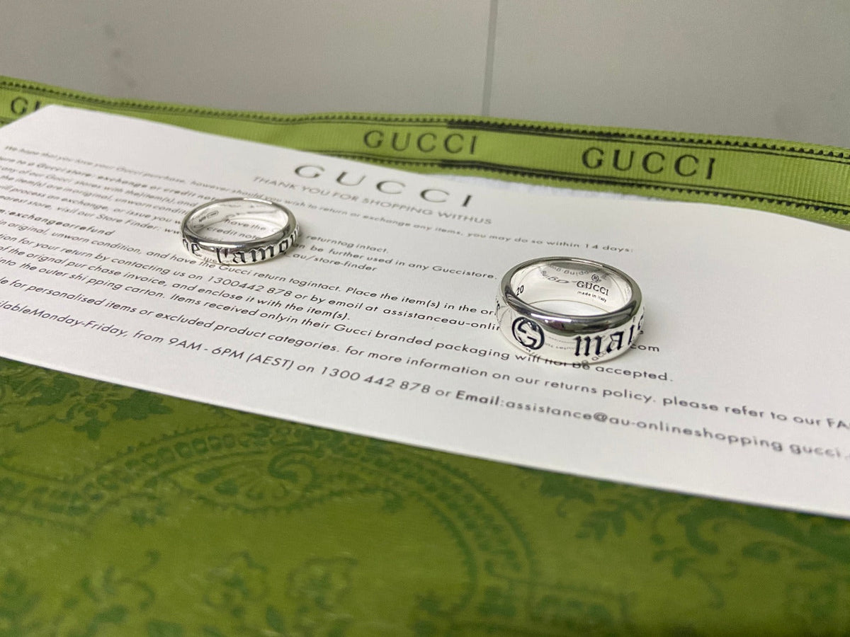 Gucci Double G Maison de l'Amour Ring