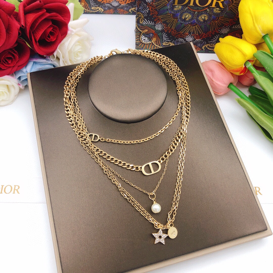 Dior Multi Layer Necklace