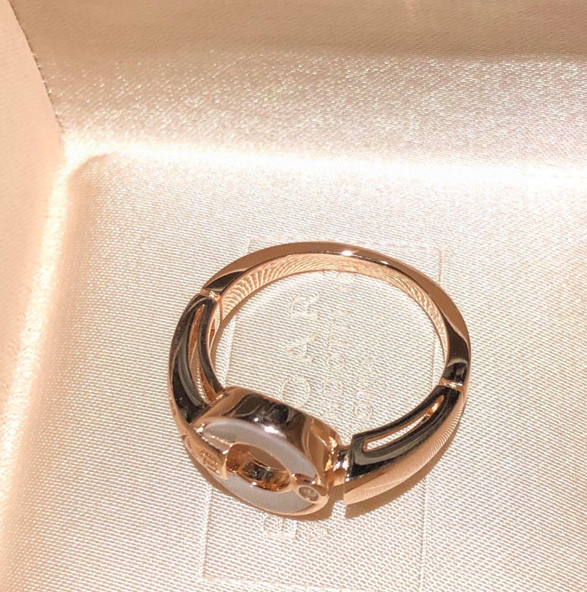 Bvlgari Pearl Ring - 18K Rose Gold