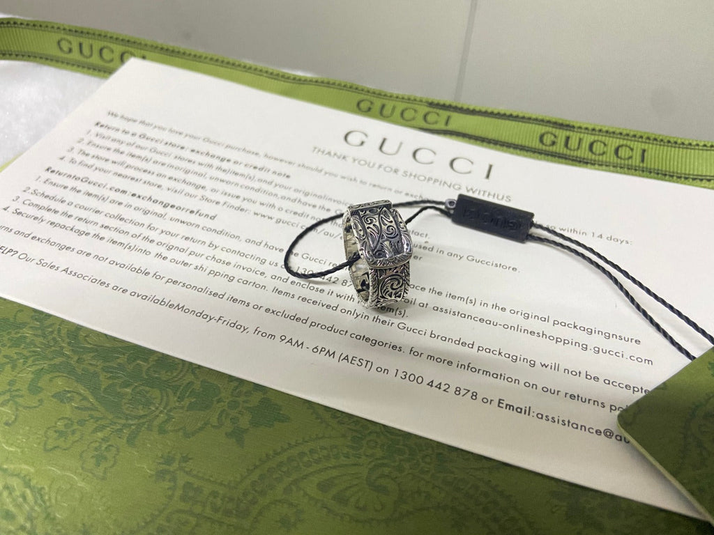 Gucci Double G Garden Gatto Ring