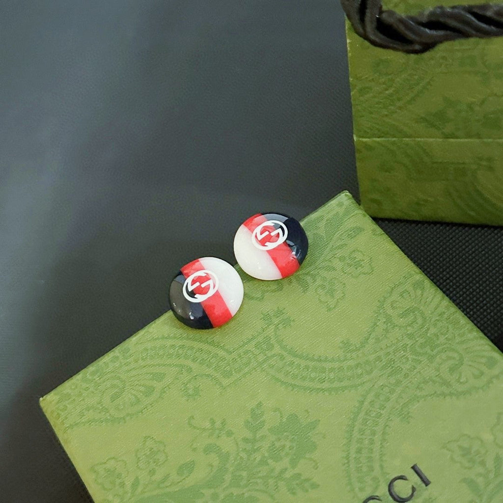 Gucci Double G Color Earrings - 18K Yellow Gold