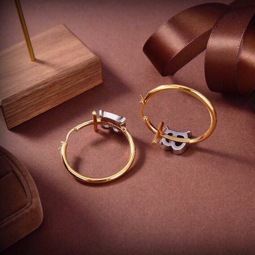 Balenciaga Earrings - 18K Yellow Gold