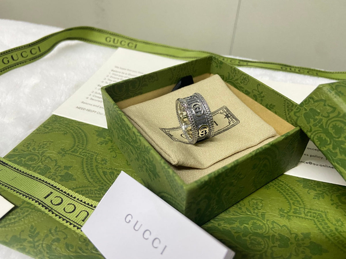Gucci Double G Snake Ring