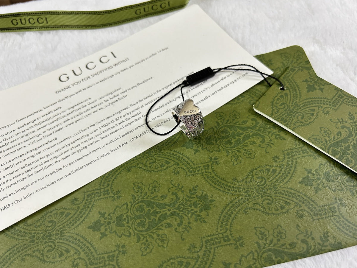 Gucci Double G Heart Ring