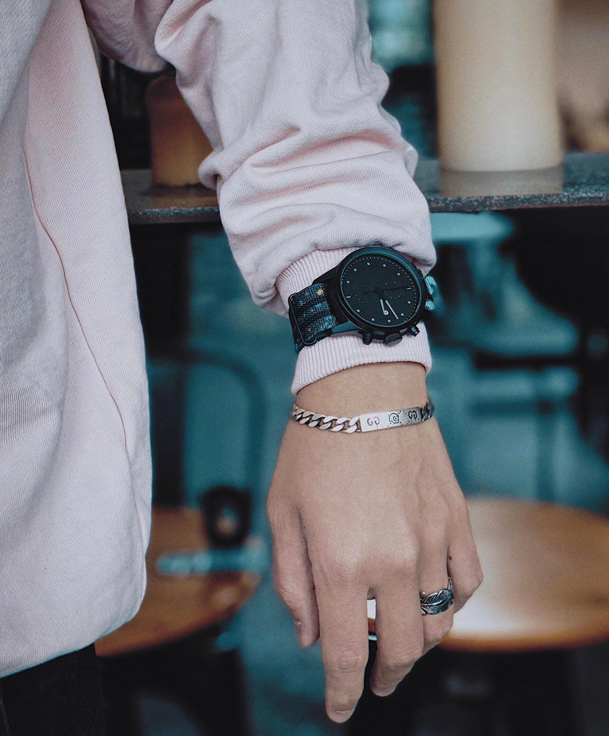 Gucci Double G Ghost Chain Bracelet